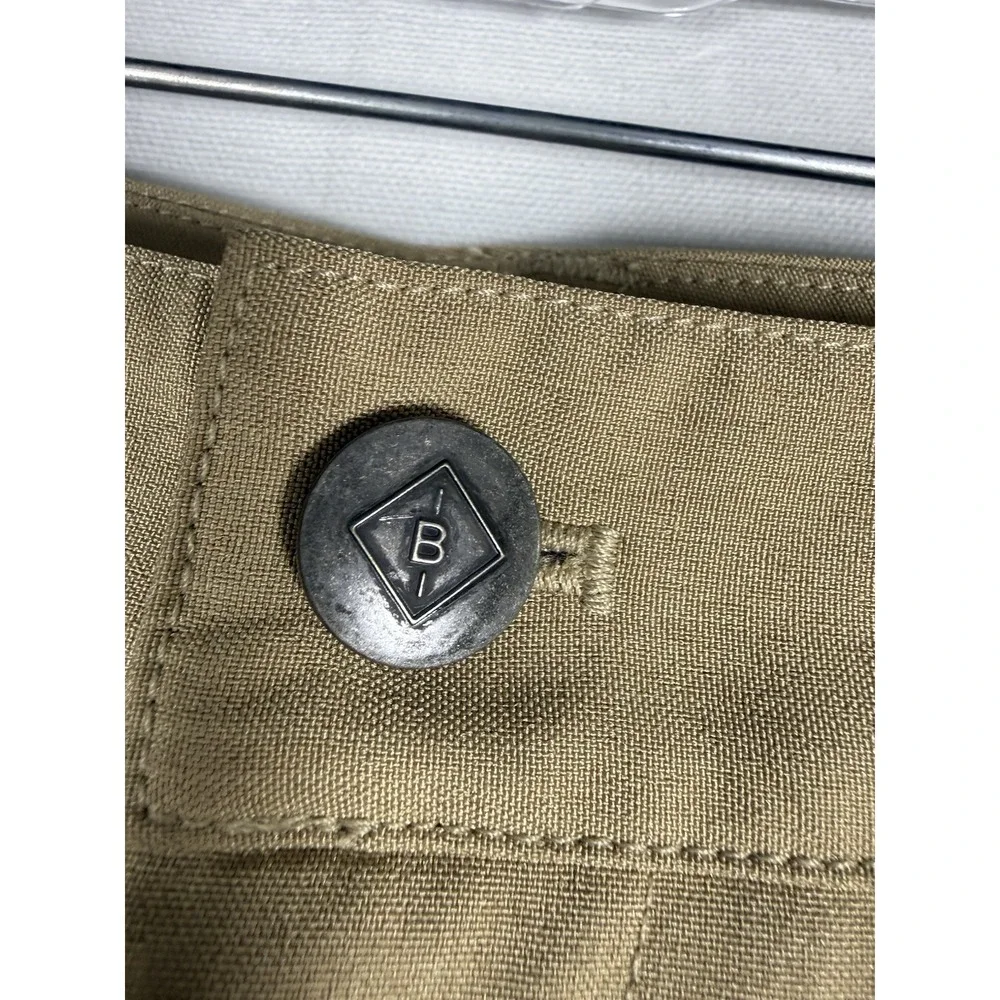BluffWorks Original Commuter Work Play Pants Men's 38x30 Beige Relaxed Fit NYC